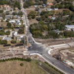 The new intersection at 44th Avenue East and Morgan Johnson Road