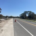 A segment of the new Morgan Johnson Road alignment just south of 44th Avenue East