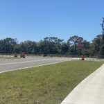 The new intersection at Caruso Road and Morgan Johnson Road